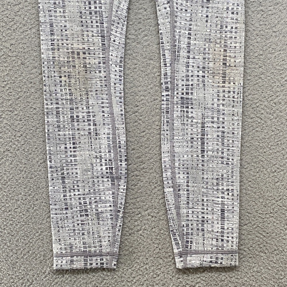 Lululemon Leggings‎ Womens 2 Wunder Under High Rise Gray Yoga Train Moonphase* - Picture 3 of 12
